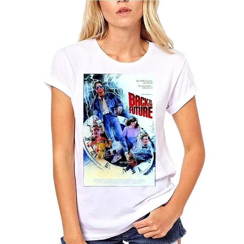 

Printing Cotton T-shirts Back To The Future T-shirt Alternative Poster Art- Michael J.fox, Crispin Glover T-shirt Men Short