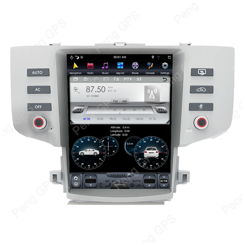 Автомагнитола для Toyota Mark X Reiz 2005 2009 мультимедийный рекордер 1920*1080 gps навигация dvd