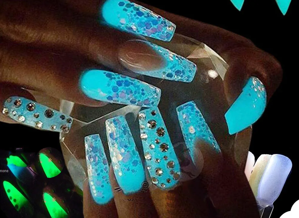 

50g/bag neon nights Phosphorescent Glow Pigment Luminous Color Pigments Glow in The Dark Neon Colored Paint Powder After glow