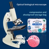 40 10000x optical biological microscope usb led light students childrens microscopio high magnification hd wf50x eyepiece