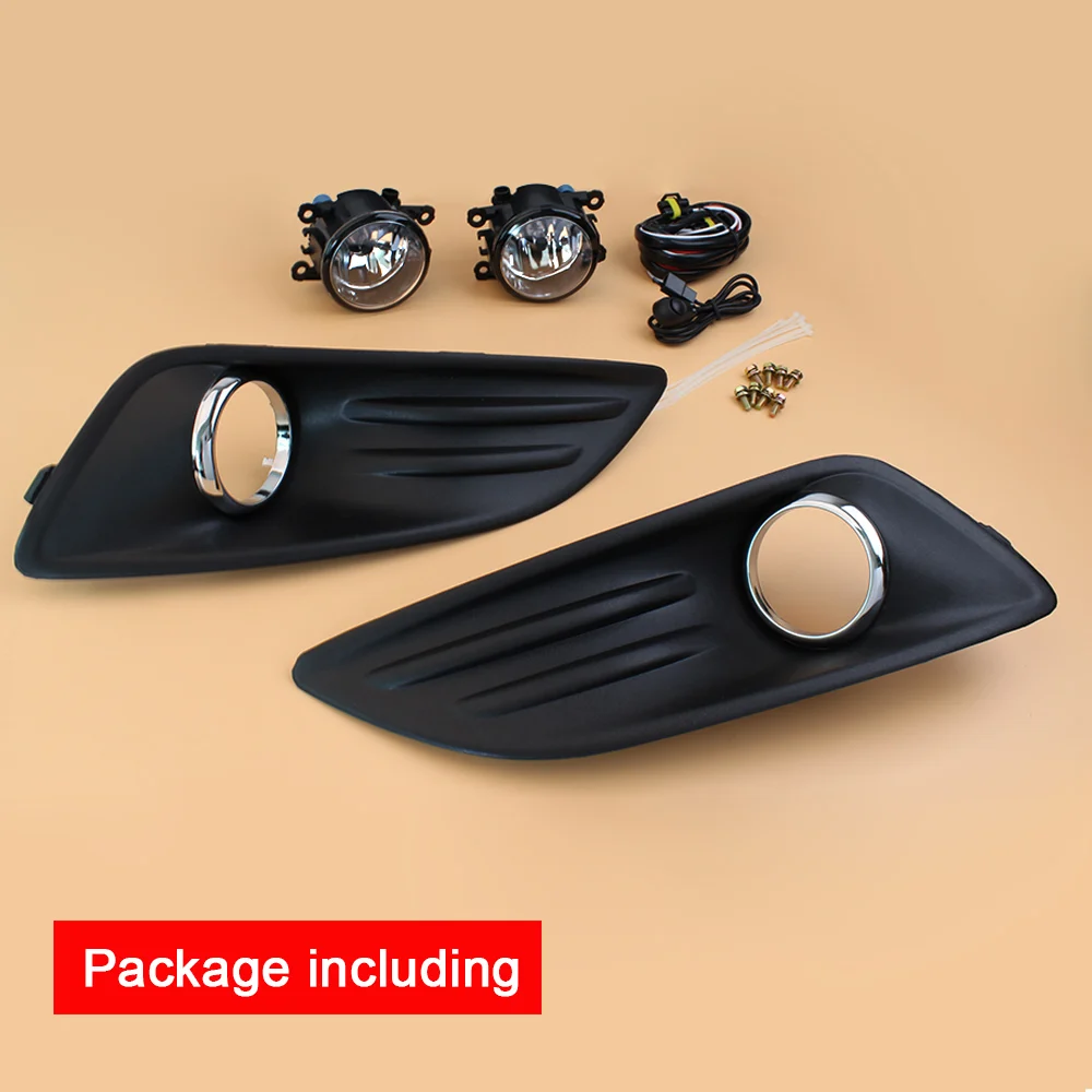 1 пара 12 В Автомобильная противотуманная фара в сборе с противотумансветильник