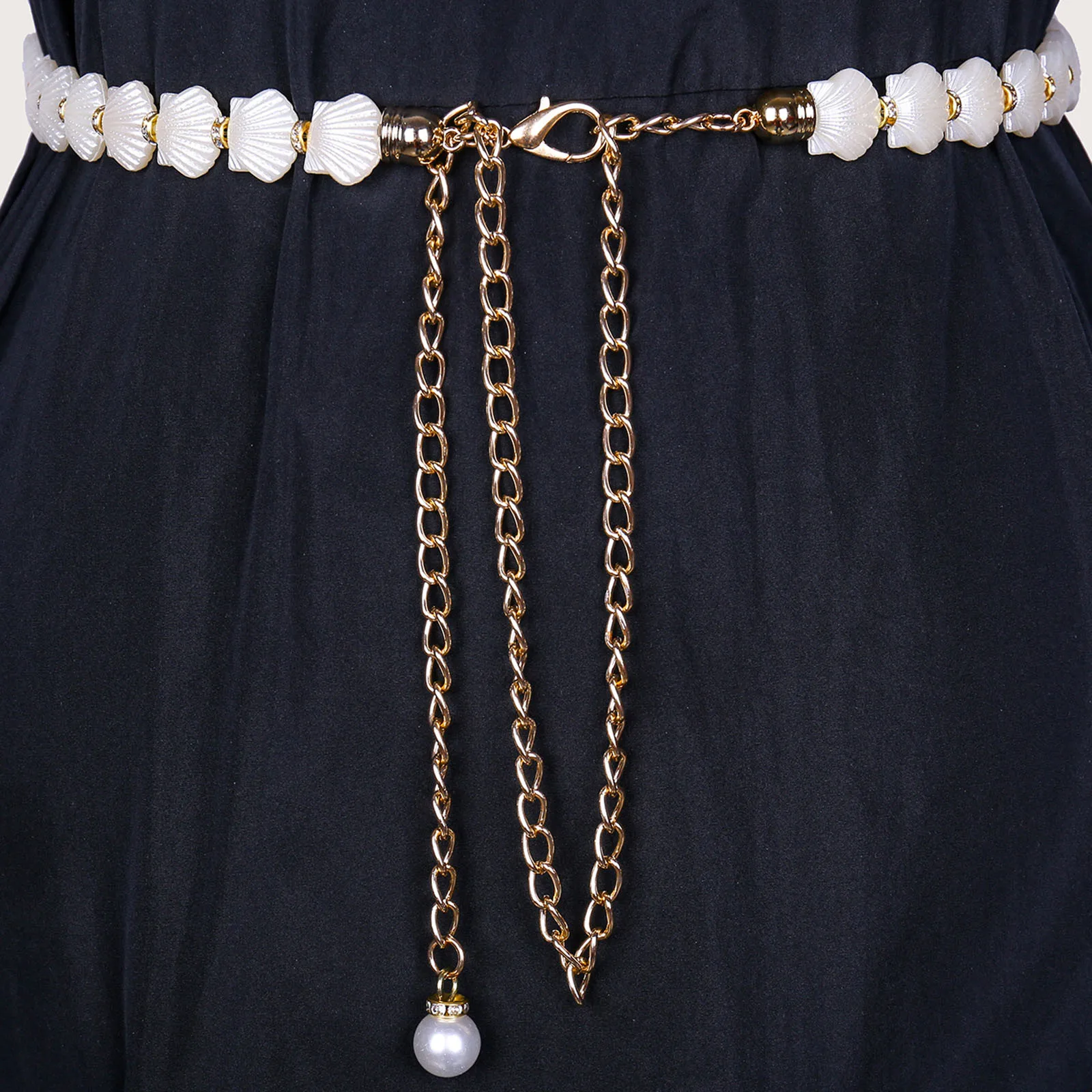 

Женский ремень, узкий эластичный ремень, креативный дизайн, Универсальный декоративный ремень в форме ракушки для брюк