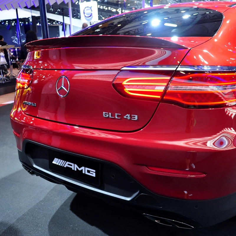 Высококачественный спойлер из АБС пластика для Mercedes Benz GLC Class Coupe GLC300 GLC250 2016 2018 GLC43