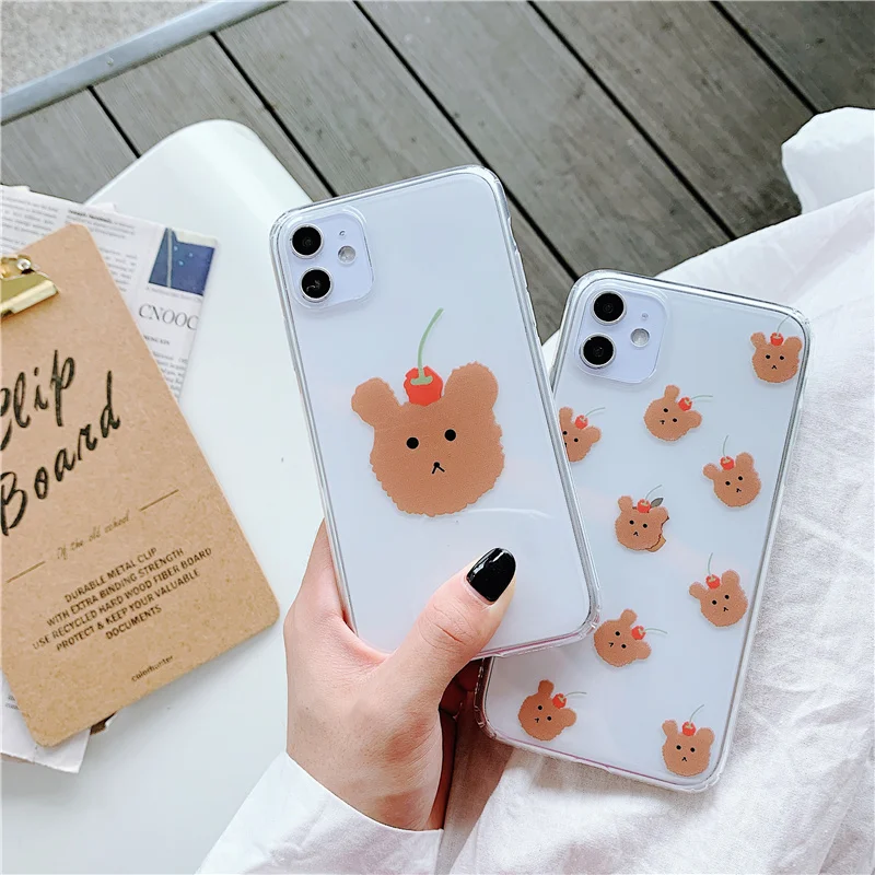 Прозрачный чехол для iPhone X XR XS Max 11 Pro 7 8 6S Plus|Бамперы| |