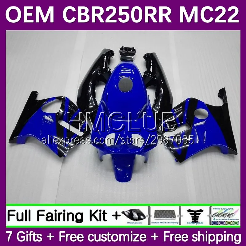 

Injection For HONDA CBR 250 250RR CBR250 RR CC MC22 90 91 92 93 29No.47 CBR250RR 1995 1996 1997 1998 1999 Fairing blue glossy