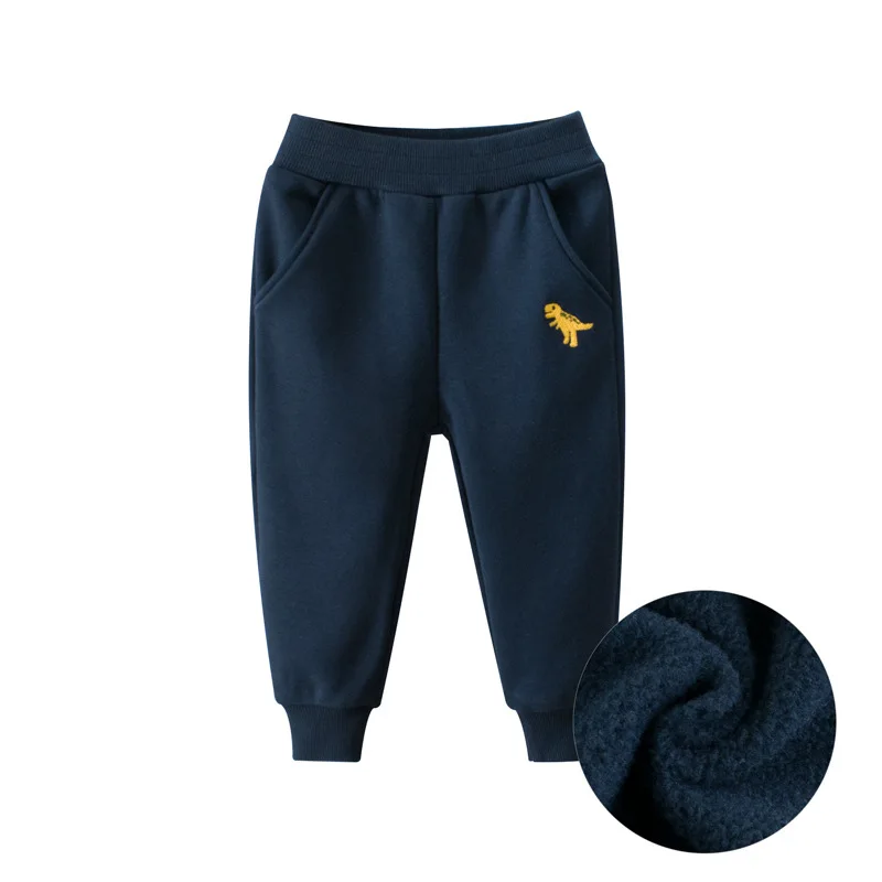 

boy pants children's sports pants autumn winter plus velvet thick trousers plus velvet boy pants baby trousers children clothes