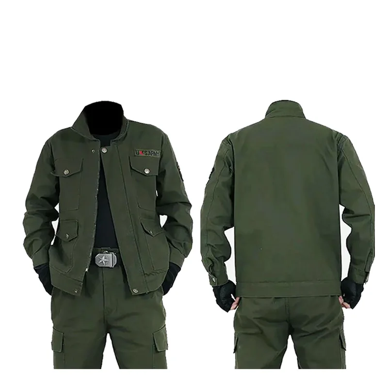 2PCs Man Military Uniform Jungle German Camouflage Combat Airsoft Tactical Jacket Pants Clothing Set ACU CP Army Suit Wholesale |