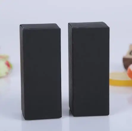 100 шт./лот маленькая картонная коробка из крафт-бумаги для бутылок с эфирным