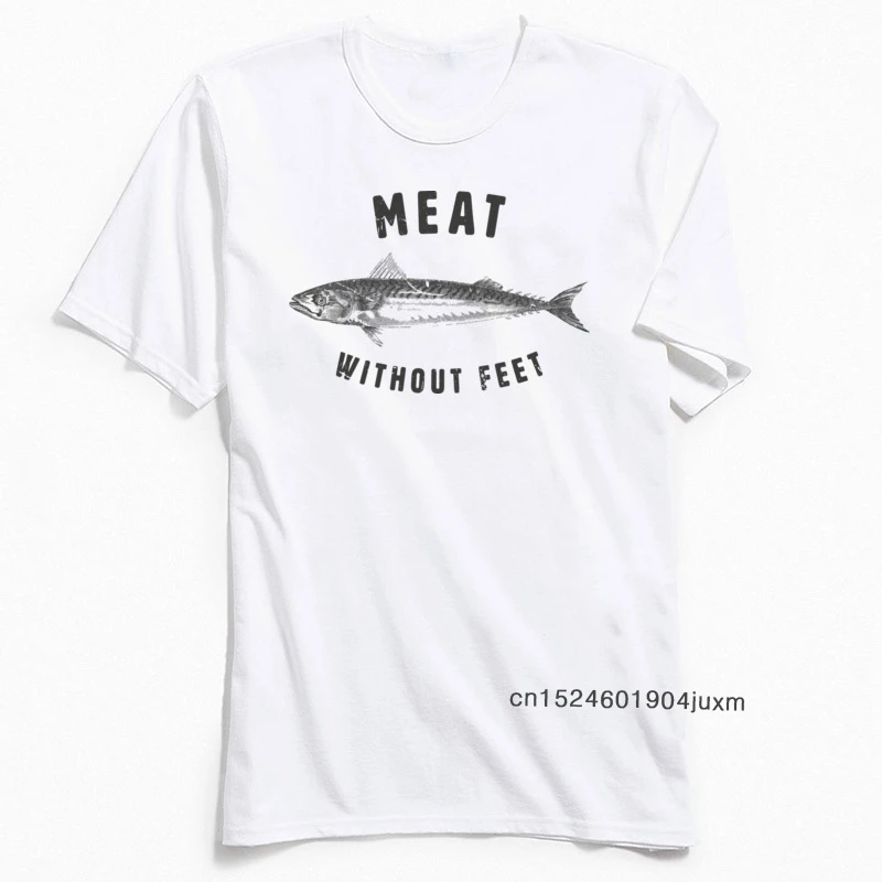 Мужские топы футболки футболка с рисунком мяса без ног Новое поступление