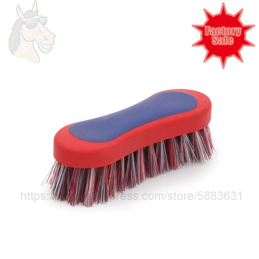 55 5036 щетка для чистки конского лица и гривы с резиновой основой мягкими