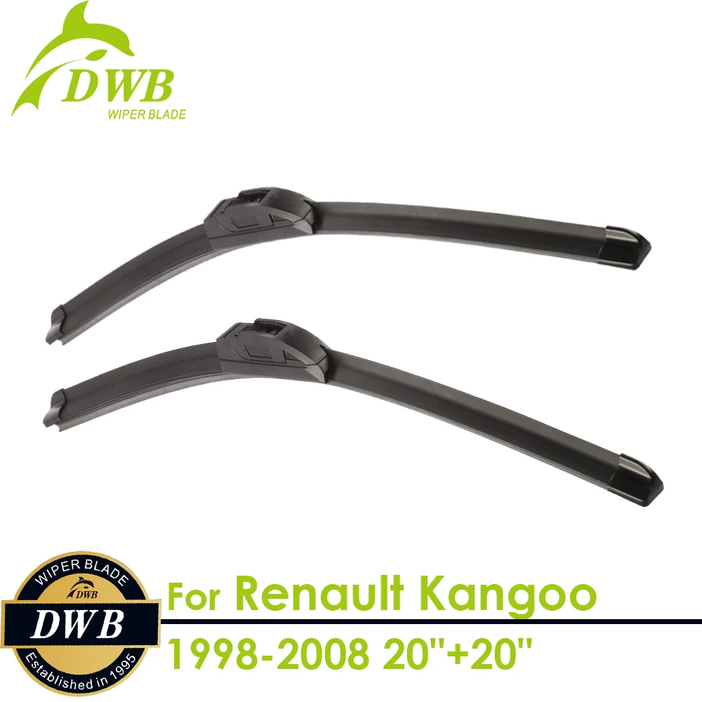 Стеклоочистители для Renault Kangoo (две задние двери) 1998 2008 20 + дюймов 2 шт. Бесплатная