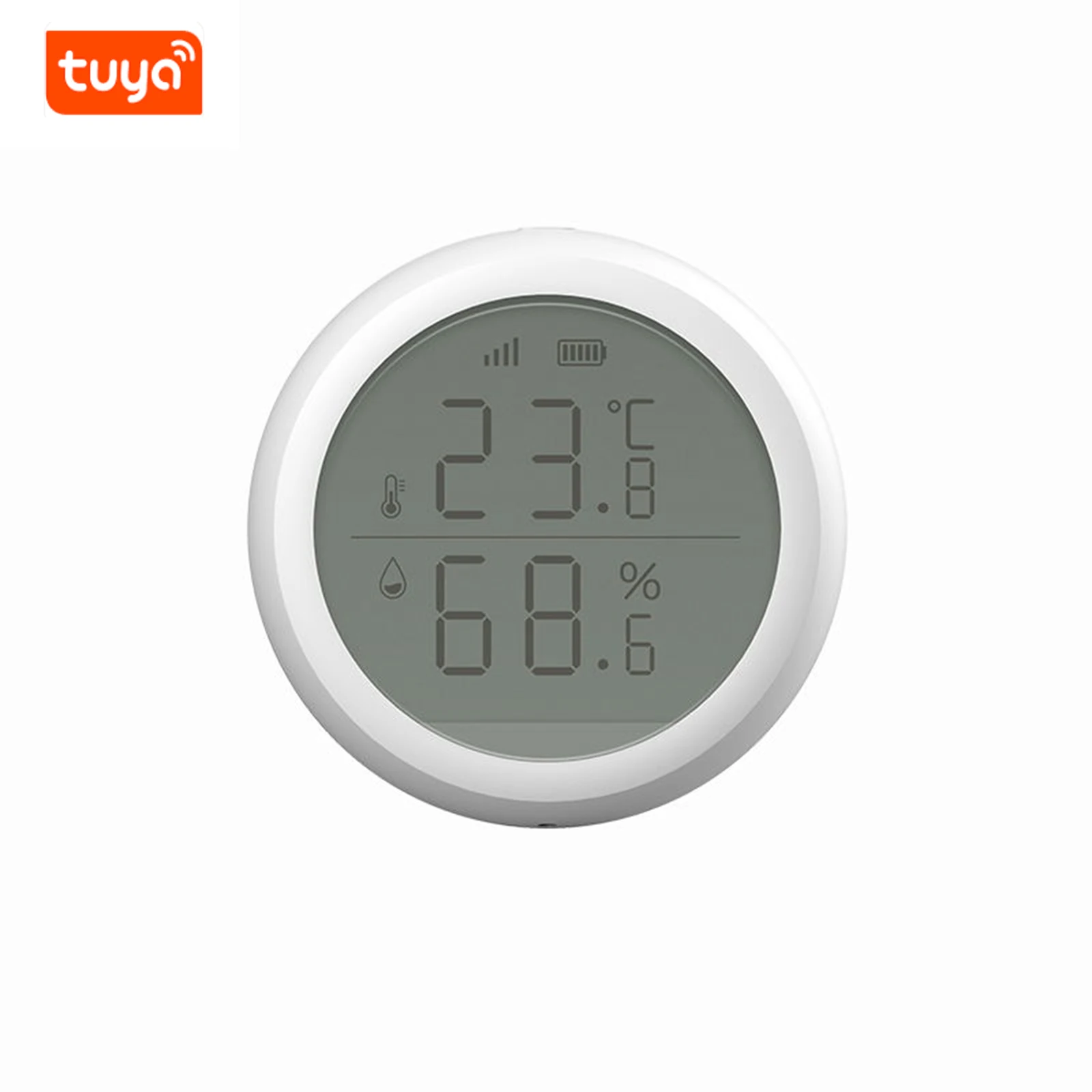 

ZigBee Infrared Temperature Humidity Sensor Smart Digital Hygrometer Wireles Household Monitor with APP Alert for Home Bedroom