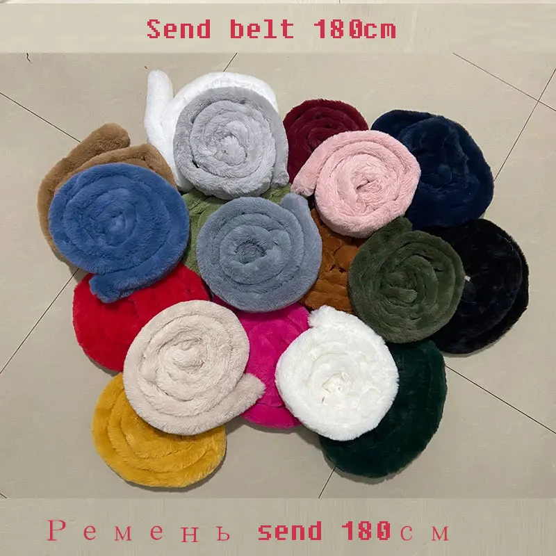 Парка женская зимняя большого размера искусственный мех длинное пушистое пальто