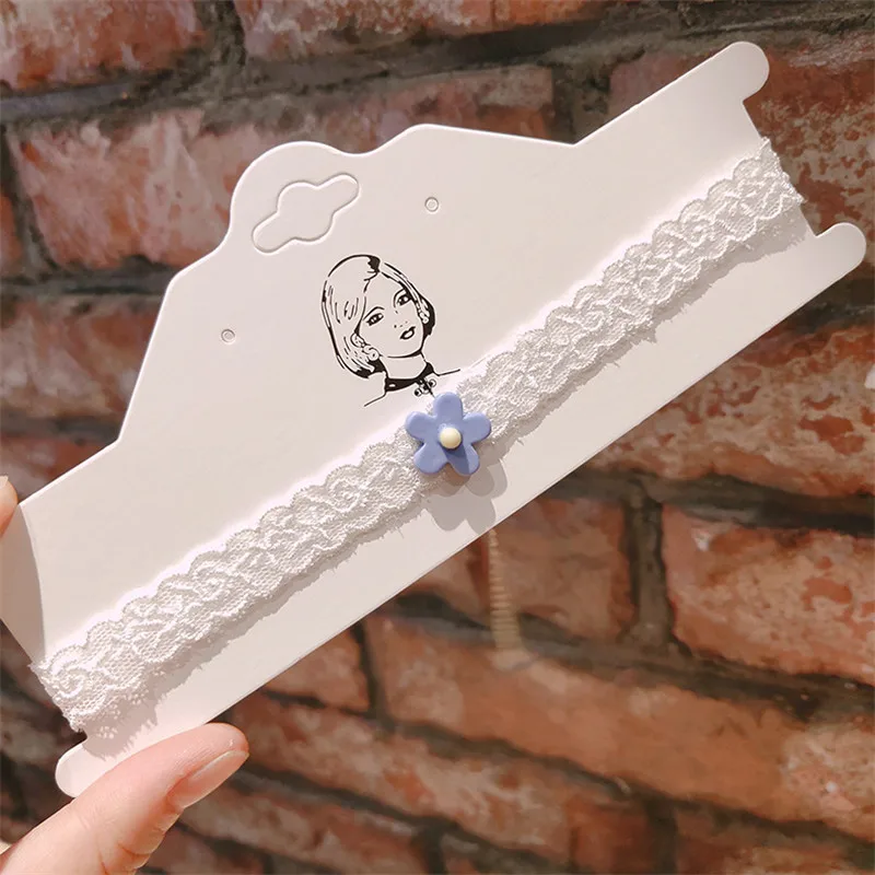 Женский кружевной чокер в Корейском стиле короткое винтажное ожерелье до