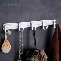 lohner alumimum towel hook folding door handdoek haak haakjes ganchos crochet salle de bain pared bathroom hanger coat wandhaak