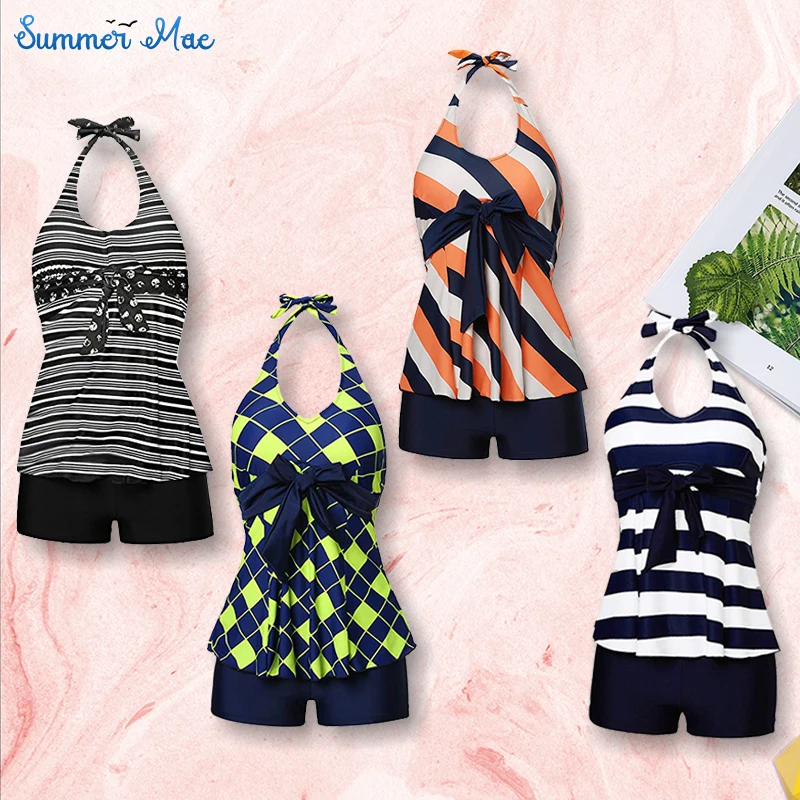 Женский мягкий с высокой талией Тонкий танкини набор купальный