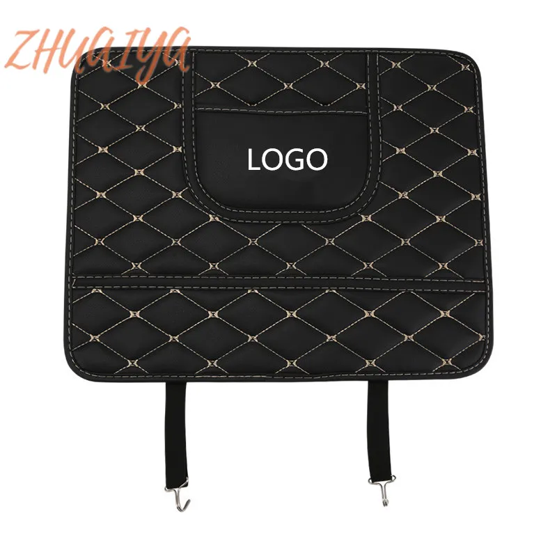 Защитная накладка на спинку сиденья автомобиля из натуральной кожи