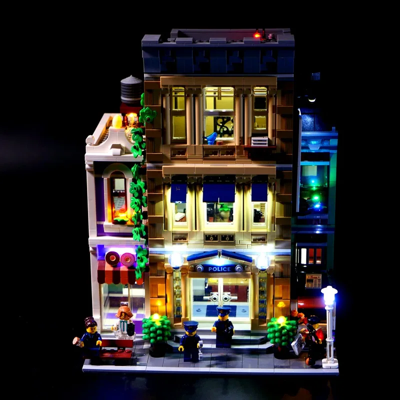 Только наборы светодиодных фонарей для полицейского участка 10278 (модель в