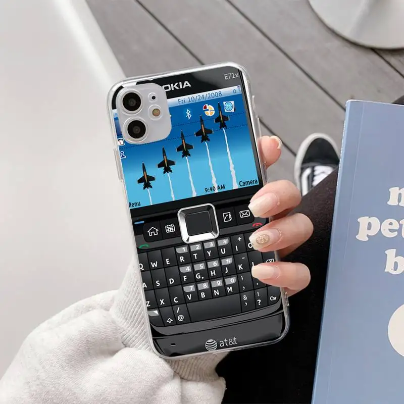 

Retro Nokia Style Phone Case For Iphone11 12 Pro Max SE 2020 6s 7 8 Plus X Xs Max Xr Transparent Soft Silicone Cover