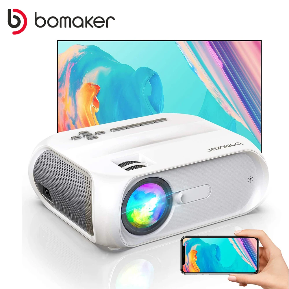 

LED-проектор BOMAKER, Android 1080, Wi-Fi, Full HD, 300 P