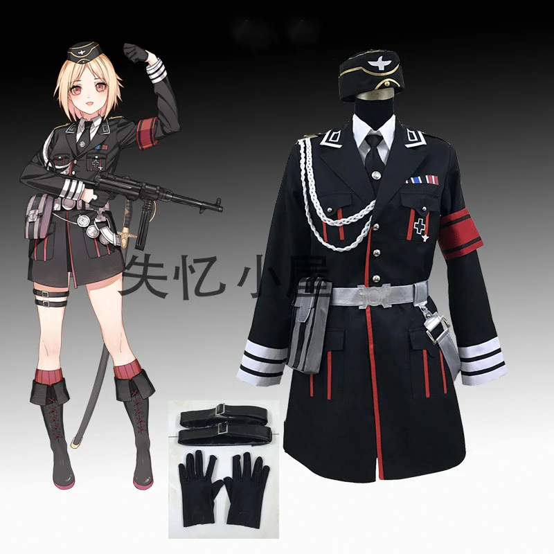 [По индивидуальному заказу] Аниме Девушки Фронтлайн MP40 Боевая форма платье