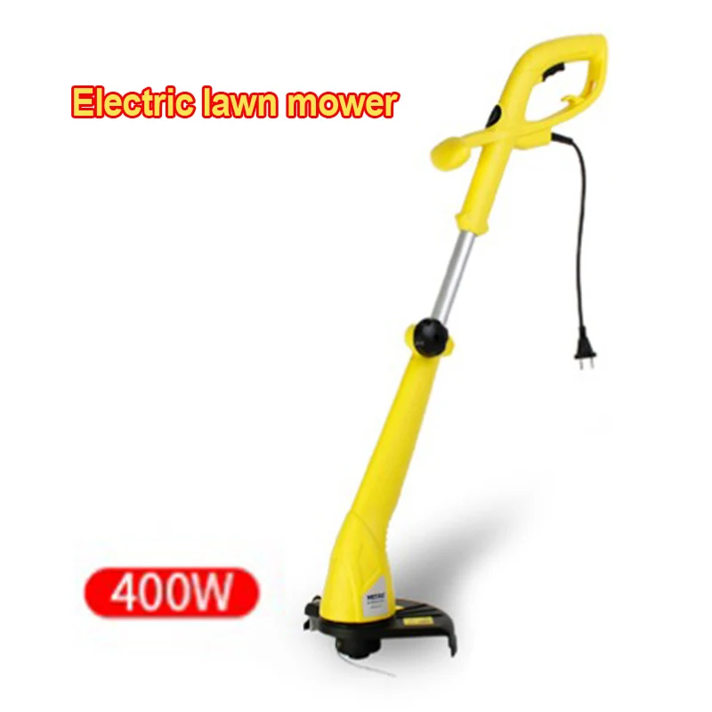 1PC MDTM-400 Height/head Angle Adjust Electric Mower Small Household Multi-function Lawn Mower Large Area Lawn Weeder 400W 220V