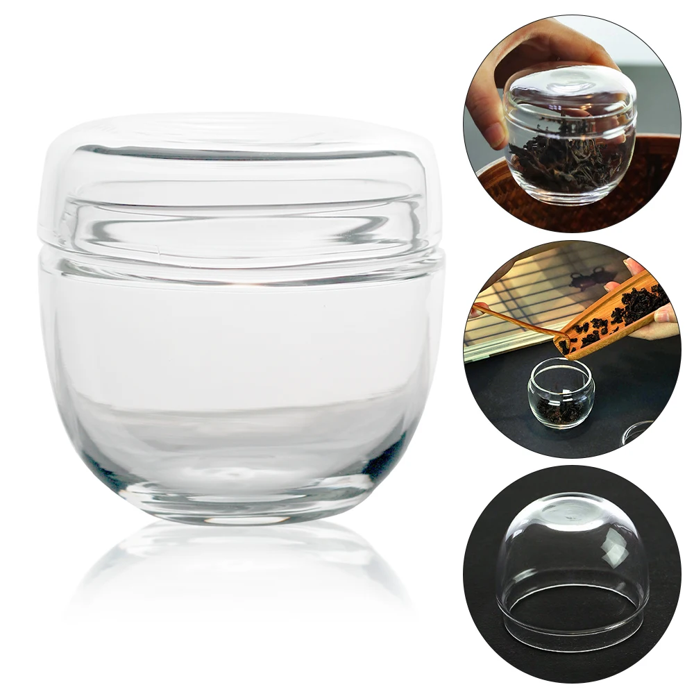 Чайная банка Мини стеклянные бутылки с крышкой коробка для сахара контейнер чая