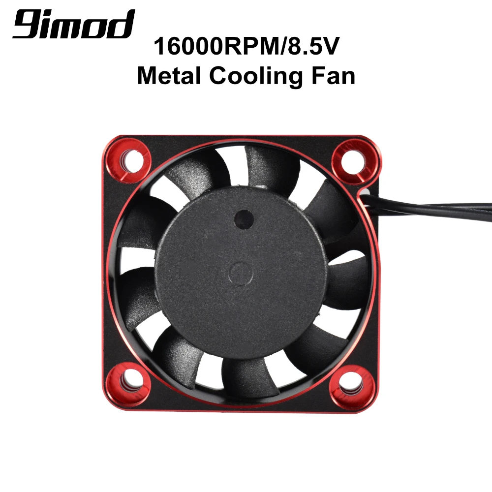 

Высококачественный Вентилятор охлаждения 9imod 40 мм, алюминий вращается при 16000RMP 8,5 V для 1/10 1/8 RC Car 4068 4092 4074 Motor ESC
