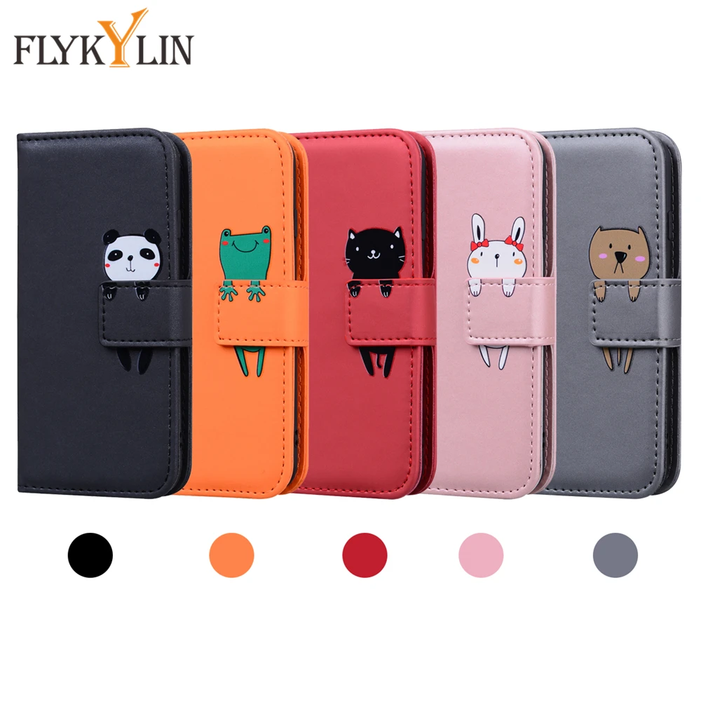 Flip Leather Case sfor xiaomi Redmi Note 9S 8T 9 Pro Max Cases Cute Cartoon Cat Wallet Cover for Xioami K20 K30 Shell | Мобильные