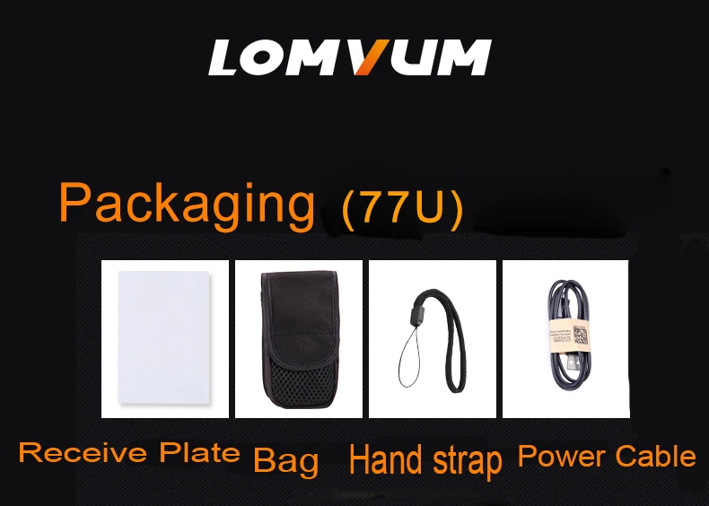 LOMVUM перезаряжаемый портативный лазерный дальномер 77U 120 м цифровой лазерный дальномер электрические ленты измерительные инструменты