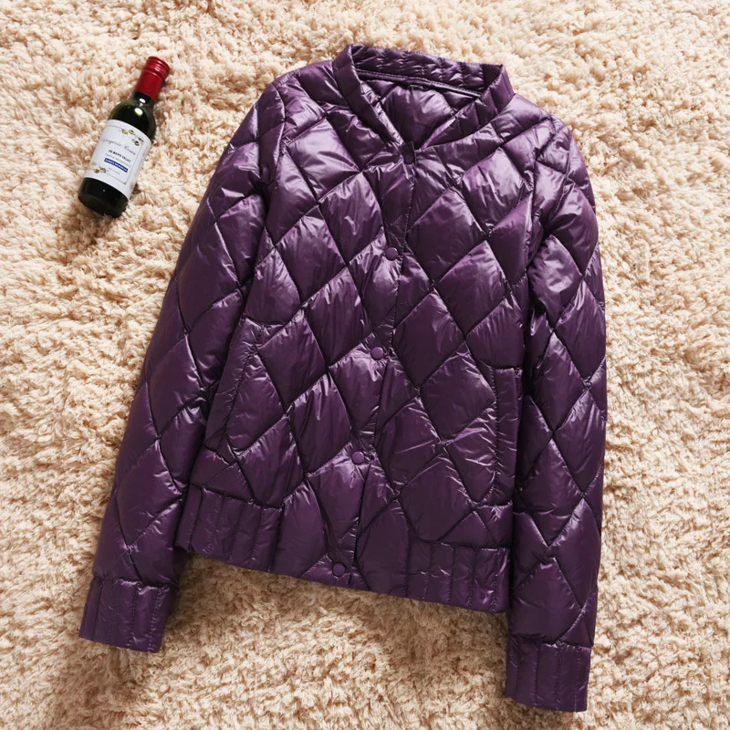 Weekend Hi Pi Frivolous Down Jackets Woman Short Fund Suit-dress Self-cultivation Bai Yarong Thin Section Loose Coat Tide | Женская