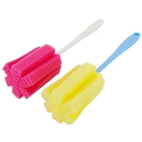 cleaning brushes kitchen cleaning tool sponge brush for wineglass bottle coffe tea glass cup long handle brush