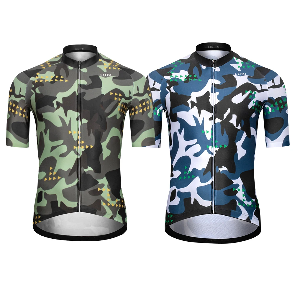 Мужская велосипедная футболка LUBI с коротким рукавом профессиональная рубашка