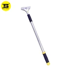 Складной алюминиевый скребок BOSI с длинной ручкой для пола, окон, стен