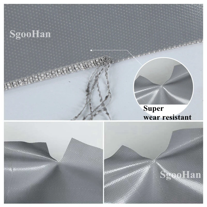 Серый фотобрезент ремонтная лента Непромокаемая ткань наружный тент