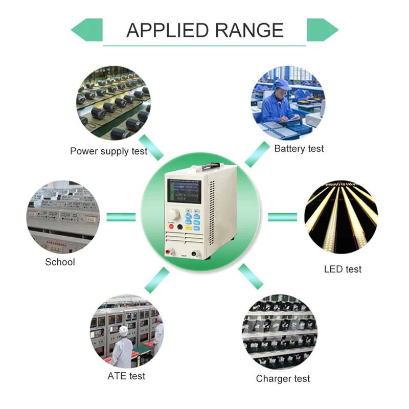 ET5410 Профессиональный программируемый электронный тестер нагрузки батареи 150V 40A