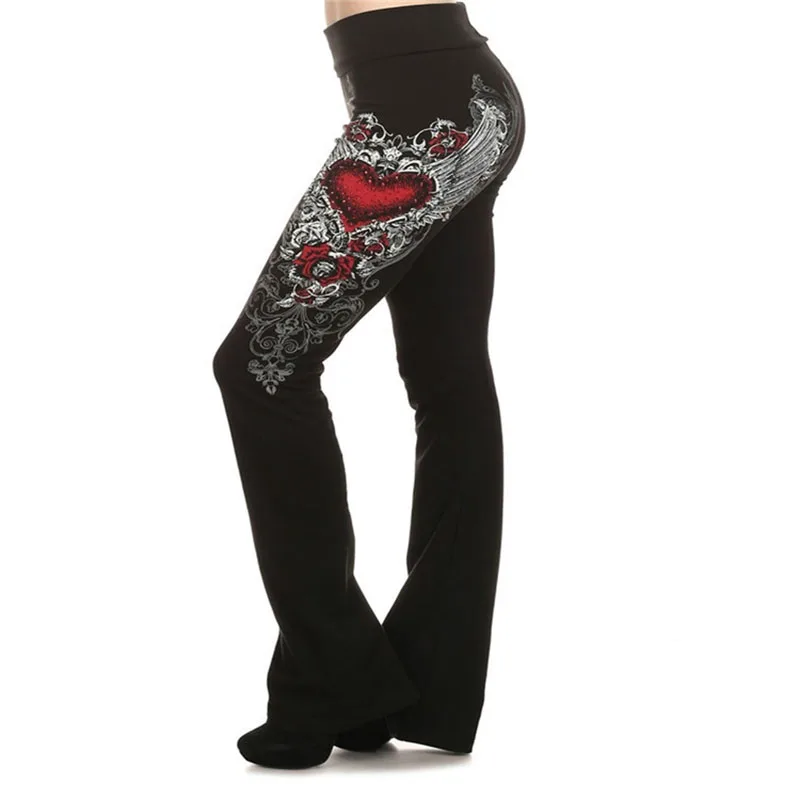 

Women's Polyester Embroidered Embroidery High-elastic Straight Tight Feet Cotton Trousers Daily Wild Female Casual Pants OK604