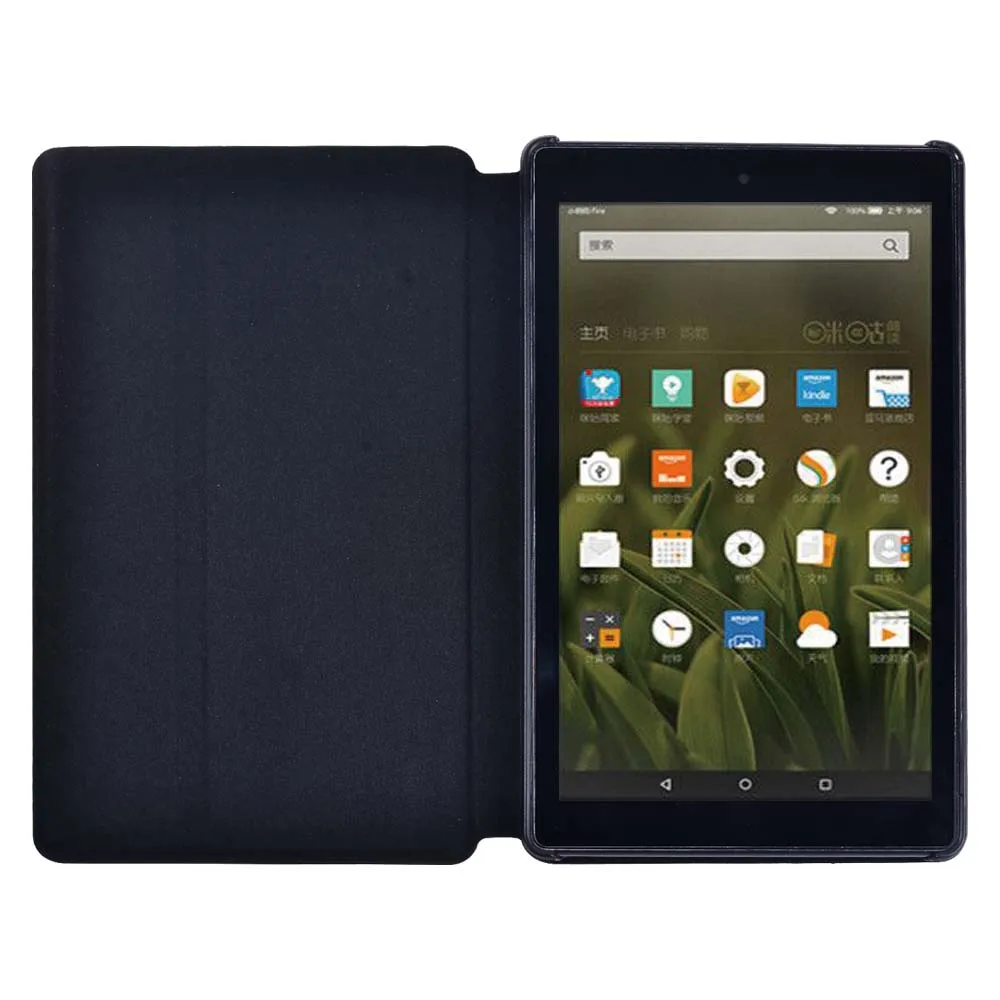 Для Amazon Fire 7(5/7/9 поколения)/HD 8(6/7/8 10(5/7/9 поколения) кожаный чехол с откидной крышкой