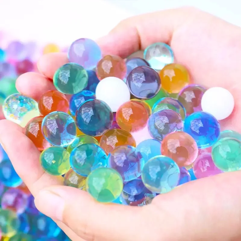 

3000pcs color water-absorbing beads crystal soil growth water polo hydrogel pearl ball educational toy furniture decoration