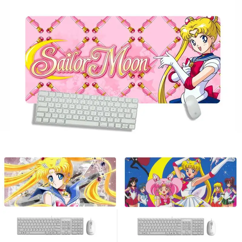 

Sailor Moon Office Mice Gamer Soft Mouse Pad Desk Table Protect Game Office Work Mouse Mat pad 2 3 mm Non-slip Laptop Cushion