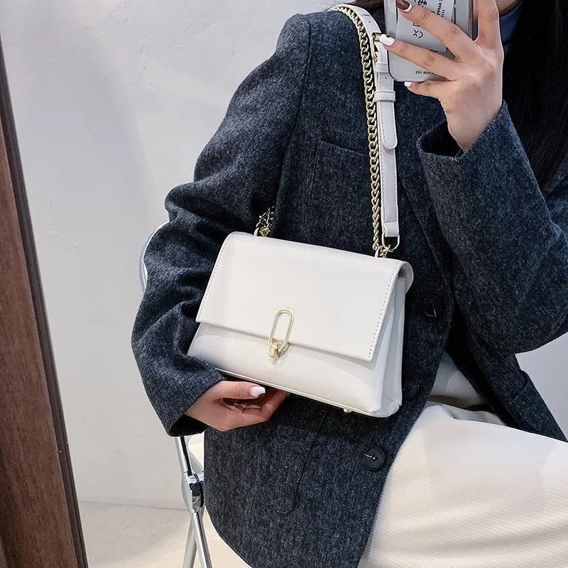 

New Fashion Women Bag High Quality PU Leather Shoulder Bags Hasp Envelope Handbags Crossbody Bags Ladies Messenger Bags