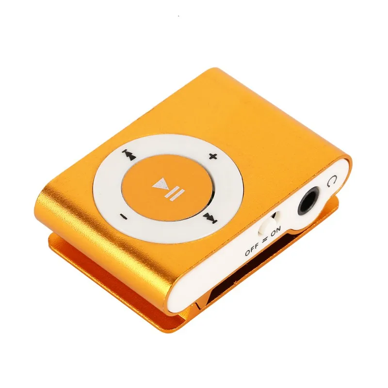 USB металлический мини MP3-плеер с зажимом, спортивный портативный музыкальный цифровой TF/SD слот для карты, плеер mp 3 плеер, карта для бега, переносной мини mp3 Mu