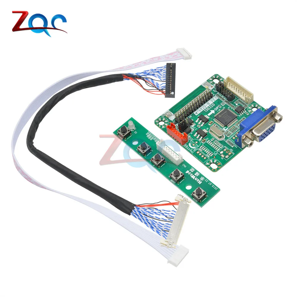 MT6820-B MT6820B Универсальный LVDS lcd Montor экран драйвер платы контроллера 5 в 1"-42" Laptor компьютерные запчасти DIY Kit