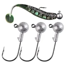 10 шт., рыболовные крючки с покрытием из высокоуглеродистой нержавеющей стали, 7-20 г