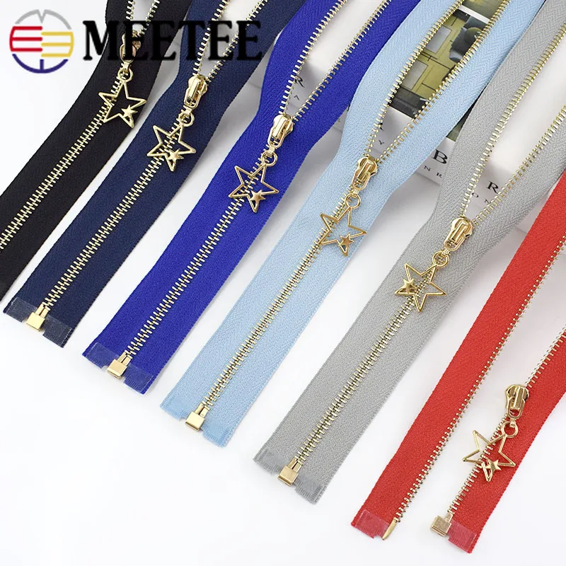 

2 предмета в комплекте; Большие размеры 40-70 см 3 # металлическая застежка-молния модные золотые зубы открытого конца застежки-молнии для шить...