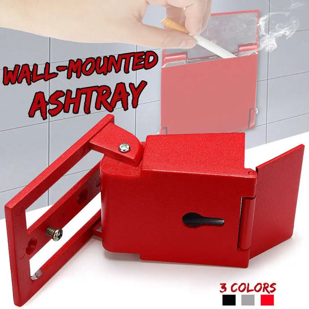Новая настенная пепельница сигаретная корзина съемная из алюминиевого сплава