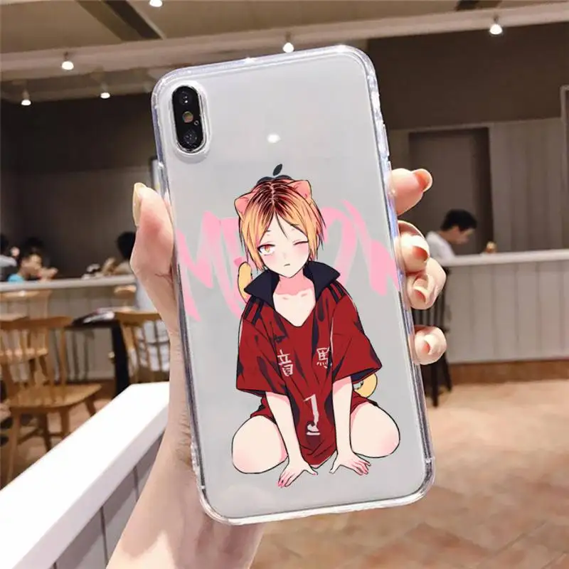 

Kenma Kozume of Haikyuu Phone Case For iphone 12 11 8 7 6s 6 5 5s 5c se plus mini x xs xr pro max Transparent soft