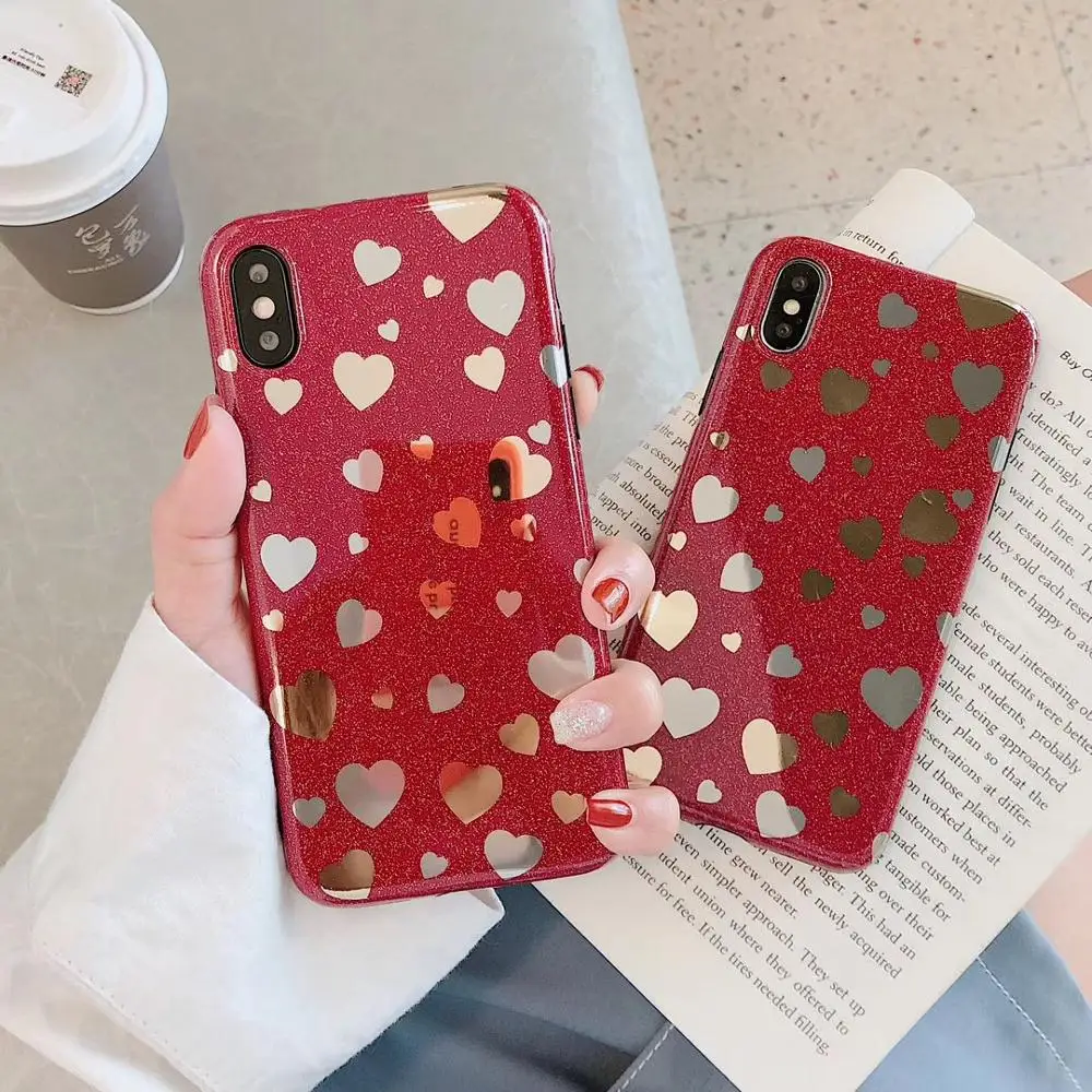Роскошные Бронзовые красивые мраморные чехлы для телефонов iPhone X мягкий