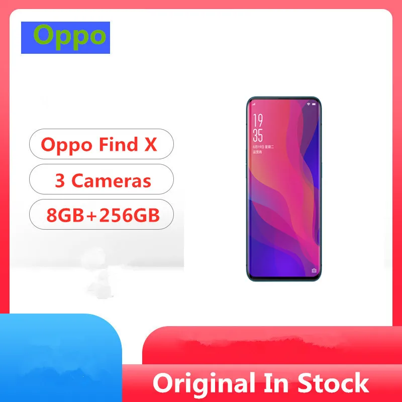 Смартфон Oppo Find X 4G LTE Snapdragon 845 Android 8 1 6 42 дюйма IPS 256 + Гб МП Face ID|Смартфоны| |