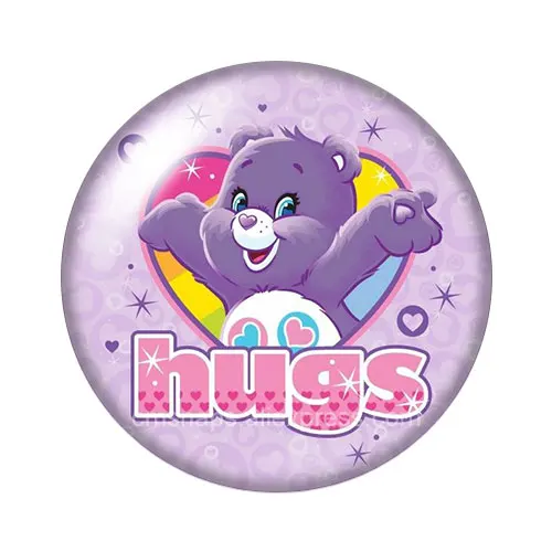 Прекрасный Care Bears стильная футболка с изображением персонажей видеоигр 18 мм кнопки 10 шт, смешанные цвета, круглый стеклянный кабошон стиль для украшение с защелкой